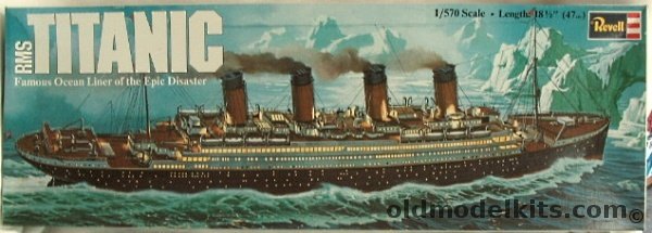 Revell 1/570 RMS Titanic Ocean Liner, H445 plastic model kit